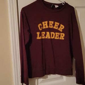 H&M Cheerleader long sleeve T-shirt. Size M